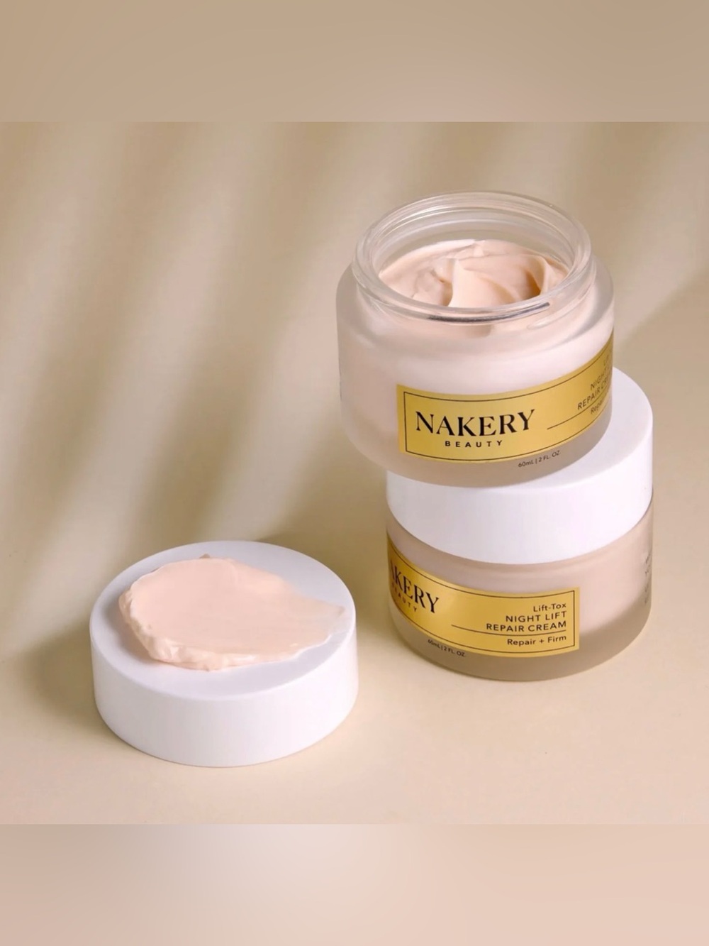 Nakery Beauty Lift- Tox 💛 Night Lift Repair Cream 💛Anti- Aging Moisturizer